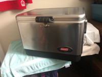 Coleman Large Stainless Steel Cooler - Like New