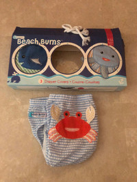 NEW Beach Bums Diaper Covers 6-12 mos. $10