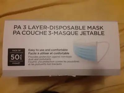 Disposable face masks, View more