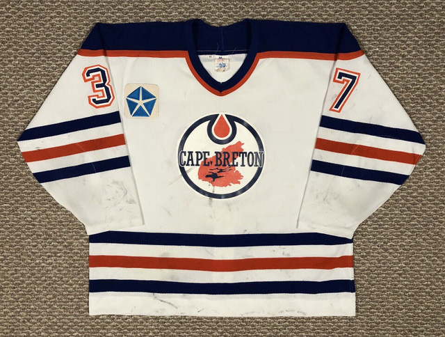 Lot Detail - Cape Breton Oilers Game Worn Jersey Collection of 9