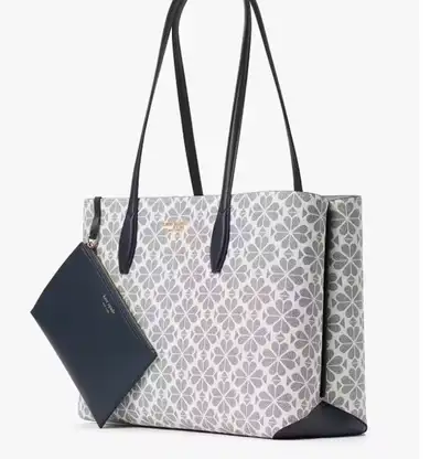 KATE SPADE NY Women, PVC, Spade Flowers Tote, Slate Blue &, View more
