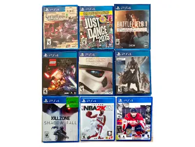 PS4 / PS3/ PS2 / 3DS/ DS / Wii / Games and controllers, View more