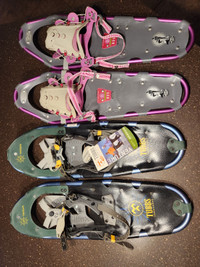 2 Sets of 25" Snow Shoes (1 New, 1 Like New)
