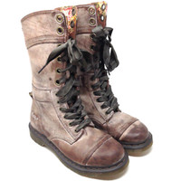 Dr Marten Triumph 1914 Brown Leather  Boot ⎮ Womens 6 US