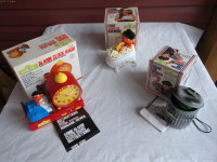Collection of Vintage Sesame Street Radios--In Original Boxes