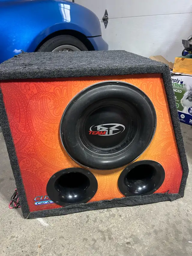12 inch subwoofer with boom tubes in Speakers in Calgary - Image 4
