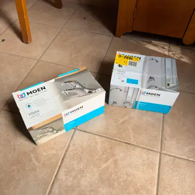 Brand new, Moen Bathroom Set. L84703 and L82381. If Ad is up, item is available! L84703 Villeta Chro...