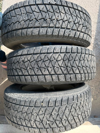 225/65R17 Blizzak DM-V2 winter tires for sale set of 3 tires