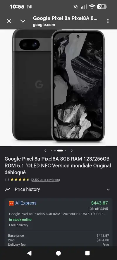Google Pixel 8a, View more
