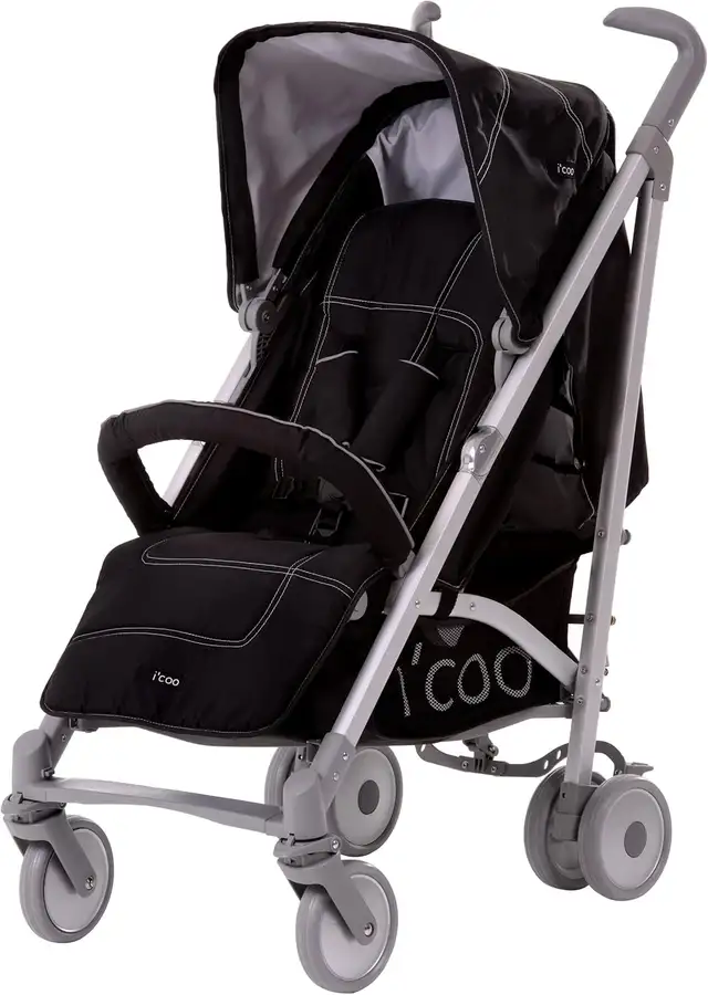i'coo icoo Phoenix umbrella baby infant Stroller Black new  cart in Strollers, Carriers & Car Seats in City of Toronto - Image 3
