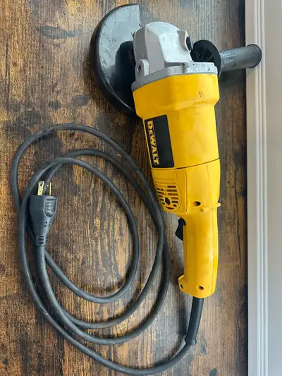 DeWalt DW831 5” Corded Angle Grinder – Used Once, View more