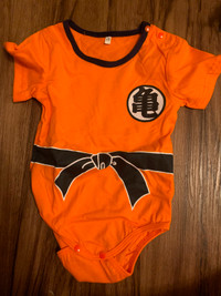 brand new goku newborn baby onesie