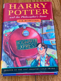 Harry Potter and the Philosopher's Stone Hardcover Dust Jacket