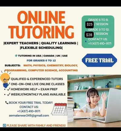$25 online tutor, View more