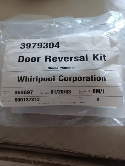 Whirlpool Dryer Door Reversal Kit, View more