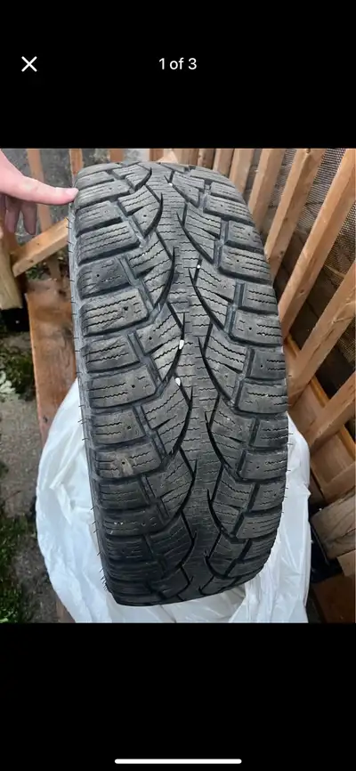 215 65 16 winter tires 4 of them . OBO