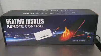 Heating Insoles Remote Control Size Small Brand New In Box, View more