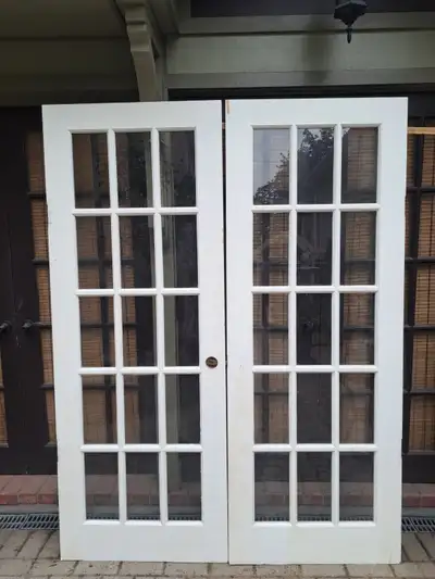 Pair of French Doors 30 in Wide, View more