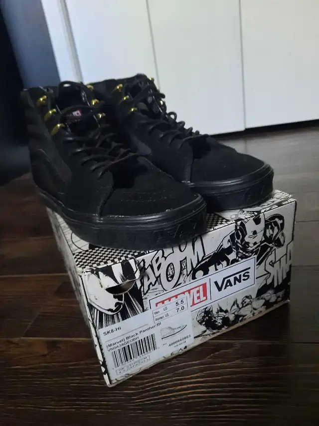 Black Panther Vans in Men's Shoes in City of Montréal - Image 2