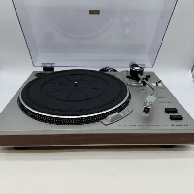 Sanyo TP-1010 Semi Automatic W/ Auto Return Belt Drive Turntable, View more
