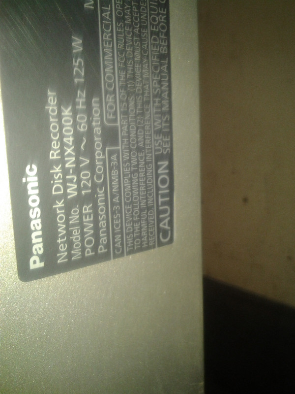 Panasonic WJ-NX400k Turbo-RAID i-PRO Extreme Secure H.265 Networ dans Autre  à Ville de Montréal - Image 4