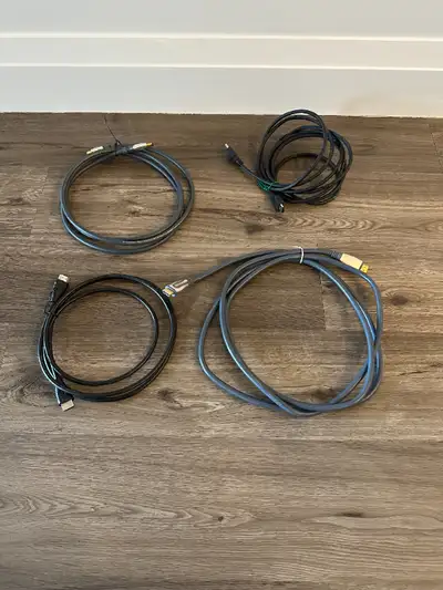 HDMI cables. Premium Quality. 6 - 9 feet in length., View more