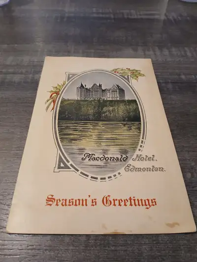 1947 Hotel MacDonald Menu, View more