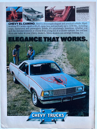 1980 Chevy El Camino Original Ad#2