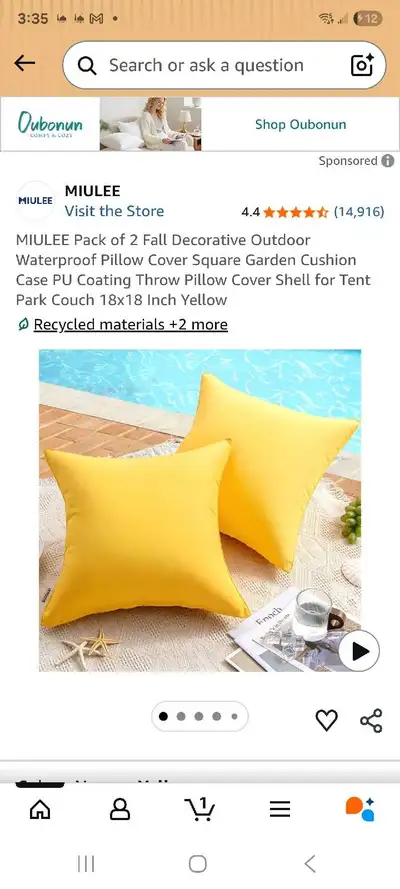 MIULEE Pillow Covers, View more