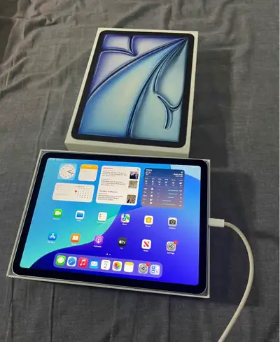 Apple iPad Air 6 (M2) 128GB Pristine Condition 100% Battery, View more