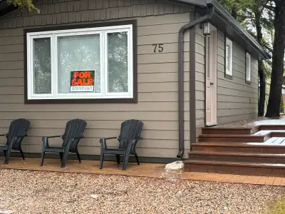 # 75 , 4 th street South. Fully renovated and furnished cabin, with beautiful green space in the bac...