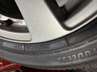 A set of 4 winter tires 205/65R15 with universal mags