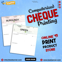 Computerized Cheque Designing and Printing !