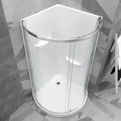 Brand New unopened - Ove Decors Breeze 32 inch L x 32 inch W x 72 inch H Corner Drain Shower Stall E...