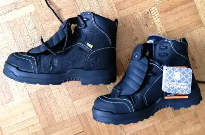 ROCKPORT WORKS MEN'S SAFTY BOOTS LEATHER UPPER SIZE 10W(US) NEW, View more