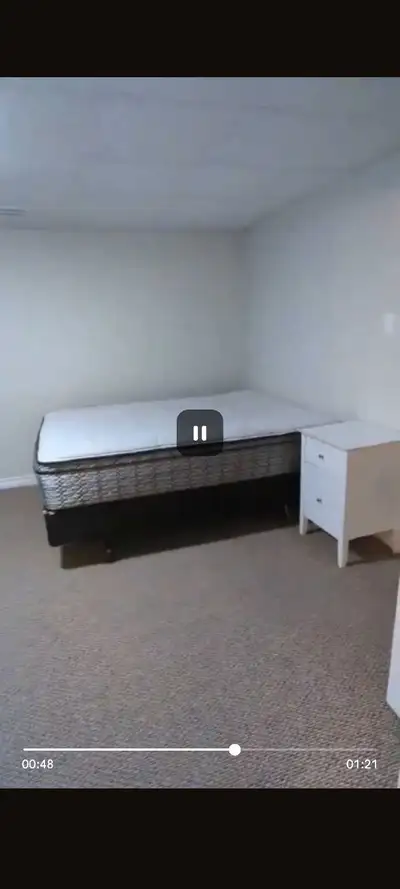 Full private basement with separate entrance and one car parking on driveway. Location is Henhoeffer...