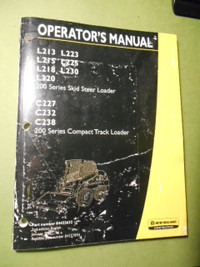 New Holland Owner's Manual 200 Series Part# 84422632