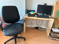 Office Chair & Small Desk