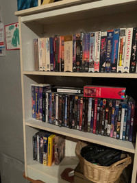 Wanted old vhs, dvds, and blue rays