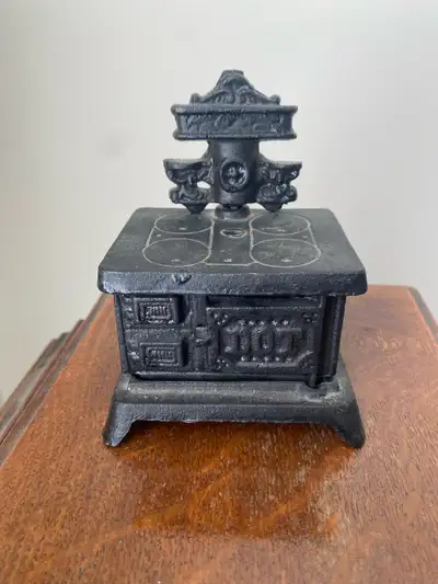 vintage dot mini furniture stove cast iron, View more