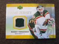 2007-08 Upper Deck #J-MF Manny Fernandez hockey carte (card)