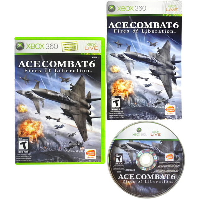 Good Condition Full Ace Combat 6 Fires O Liberation Xbox 360 $19