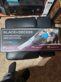 BRAND NEW Black and Decker Cordless Lithium-Ion Handheld Vacuum 