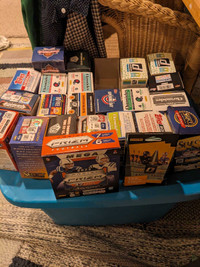 Boxes of cards