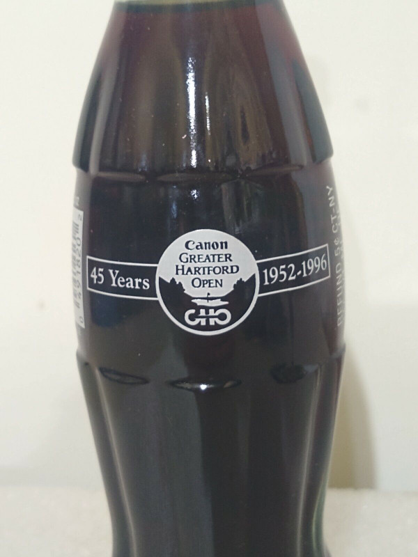 COCA COLA BOTTLE1996GREATER CANON HARTFORD OPEN GOLF TOURNAMENT dans Art et objets de collection  à Longueuil/Rive Sud - Image 2