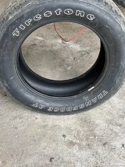 Good shape 10 ply tires. No holes or patches. Around 50% tread left. $300 call or text 519 949 8830....