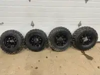 Can am 4x137 wheels and tires 