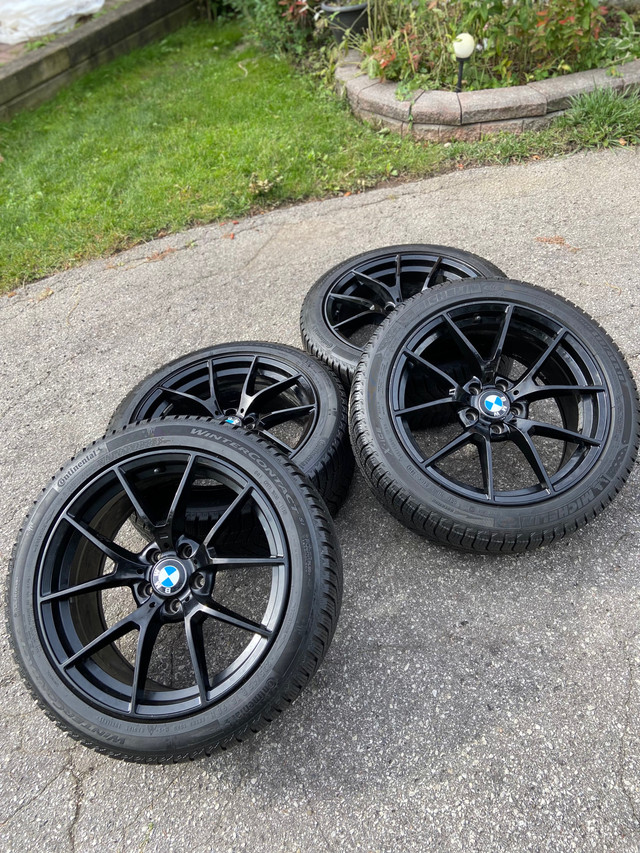 18” BMW Rims with winter tires in Tires & Rims in City of Toronto - Image 2