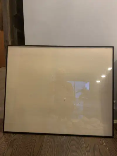  Extra large picture frame, black metal with glass high-quality, View more