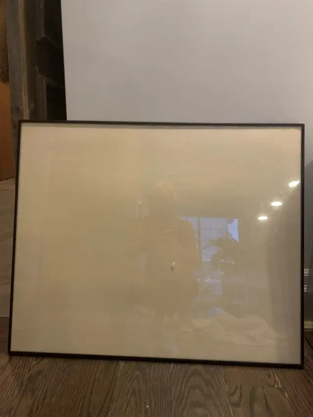 Extra large picture frame, black metal with glass high-quality in Home Décor & Accents in City of Toronto - Image 2